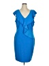 Alexia Admor Blue Cocktail Dress Size 1X - photo 1