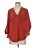 Torrid 100% Polyester Red 3/4 Sleeve Blouse Size Med Plus (00) - photo 1