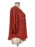 Torrid 100% Polyester Red 3/4 Sleeve Blouse Size Med Plus (00) - photo 4