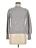 Simplee Polka Dots Gray Pullover Sweater Size M - photo 1