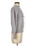 Simplee Polka Dots Gray Pullover Sweater Size M - photo 4