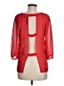 Assorted Brands Red 3/4 Sleeve Blouse Size M (estimated) - photo 2