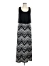 Connected Apparel Chevron-herringbone Black Casual Dress Size 8 - photo 1