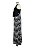 Connected Apparel Chevron-herringbone Black Casual Dress Size 8 - photo 5