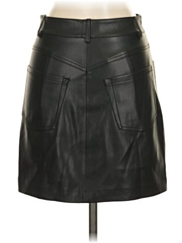 MNG Faux Leather Skirt (view 2)