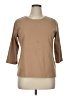 Unbranded Tan 3/4 Sleeve T-Shirt Size XL (estimated) - photo 1