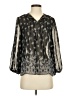 Max Studio 100% Polyester Black 3/4 Sleeve Blouse Size XS - photo 1