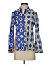 Zara Blue Long Sleeve Blouse Size XS - photo 1