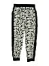 Xhilaration 100% Polyester Print Black Track Pants Size 7 - 8 - photo 2