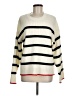 Unbranded 100% Polyester Stripes Ivory Pullover Sweater Size M - photo 1