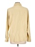 Cambridge Dry Goods 100% Polyester Solid Tan Long Sleeve Blouse Size 12 - photo 2
