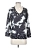 Cubism Black 3/4 Sleeve Top Size XS - photo 1