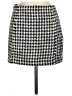 Zara 100% Polyester Houndstooth Gray Casual Skirt Size M - photo 1