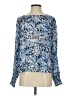 AP.NY Blue 3/4 Sleeve Blouse Size S - photo 1