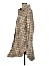 Missguided Plaid Brown Coat Size 4 - photo 5