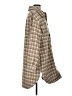 Missguided Plaid Brown Coat Size 4 - photo 4