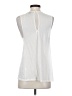 French Connection 100% Polyester White Sleeveless Blouse Size S - photo 2