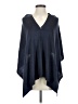 Simply Noelle 100% Acrylic Blue Poncho Size XS (estimated) - photo 1