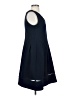 Taylor 100% Polyester Solid Blue Casual Dress Size 4 - photo 4