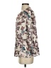 Good Hart Floral Ivory 3/4 Sleeve Blouse Size S - photo 5