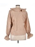 Tuckernuck Brown Long Sleeve Blouse Size XL - photo 2