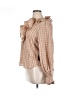 Tuckernuck Brown Long Sleeve Blouse Size XL - photo 5