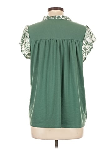 NY Collection Short Sleeve Blouse (view 2)