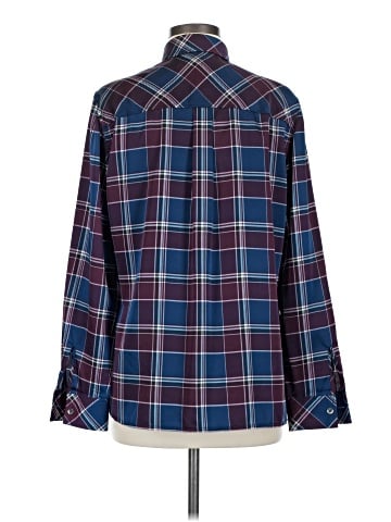 Jones New York Signature Long Sleeve Button-Down Shirt (view 2)