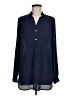 Fervour 100% Polyester Blue Long Sleeve Blouse Size M - photo 1