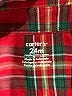 Carter's Plaid Red Long Sleeve Onesie 18-24 MO / 24 MO - photo 3