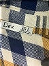 Dex 100% Rayon Plaid Gold Long Sleeve Button-Down Shirt Size S - photo 7