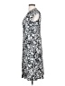 Chaps Print Gray Casual Dress Size S - photo 5