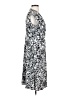 Chaps Print Gray Casual Dress Size S - photo 4