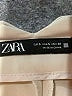 Zara Solid Ivory Dress Pants Size S - photo 4