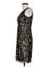 AB Studio 100% Polyester Stars Gold Cocktail Dress Size 2 - photo 5