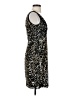 AB Studio 100% Polyester Stars Gold Cocktail Dress Size 2 - photo 4