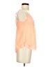 Saylor 100% Polyester Orange Sleeveless Blouse Size XS - photo 4