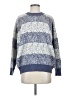 Forever 21 Print Blue Pullover Sweater Size S - photo 1