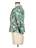 Ruby Rd. Print Teal Jacket Size 8 - photo 5