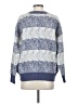 Forever 21 Print Blue Pullover Sweater Size S - photo 2