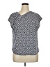 Adrienne Vittadini Silver Sleeveless Blouse Size XL - photo 1