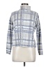 Rachel Zoe TJX Plaid Blue Pullover Sweater Size M - photo 1