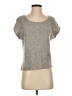 Ella Moss Tweed Silver Short Sleeve T-Shirt Size XS - photo 1