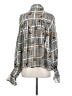 Gracia 100% Polyester Print Gray Long Sleeve Blouse Size S - photo 2