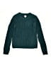 Franki by Francesca's Solid Teal Pullover Sweater Size 14 - photo 1