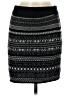 Promod Graphic Black Wool Skirt Size M - photo 1