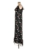 Max Studio 100% Polyester Floral Black Casual Dress Size M - photo 5