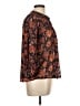 Ophelia Roe 100% Polyester Brown Long Sleeve Blouse Size L - photo 4