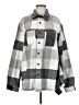 Zaful 100% Polyester Checkered-gingham Gray Fleece Size M - photo 1