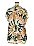Shein Tropical Green Short Sleeve Blouse Size 2X - photo 2